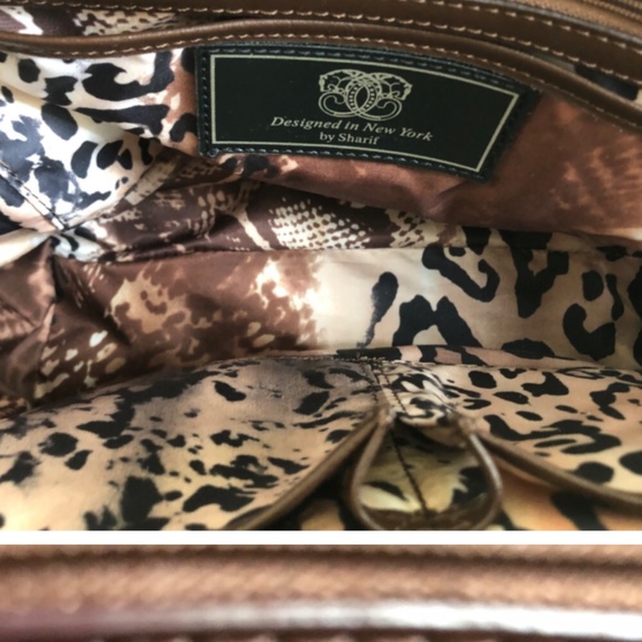 Sale! New Sharif Celadon Leather Embroidered Floral Bag & Vera Bradley Wallet - Picture 13 of 14